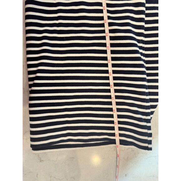 J.Crew Navy & White Stripe Nautical Dress | Ruffle Sleeve Cotton | M - Picture 8 of 8